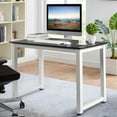 thumbnail image 1 of Ktaxon Computer Desk Wooden Home Office Table Laptop Writing Desk, 43.3'' x 23.6'' x 29'', Black, 1 of 9