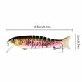 thumbnail image 3 of Bisitoy 2Pcs Heavy Duty Fishing Lures Set with Jig Head for Saltwater Flounder, 3 of 4