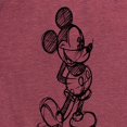 thumbnail image 3 of Mickey & Friends - Mickey Sketch - Women's Short Sleeve Graphic T-Shirt, 3 of 5