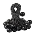 thumbnail image 3 of 20 piezas Bola Cordones Conedas Bungee Balls Reemplazo de taras Tarp Cordos de servicio pesado para cables Cuerpas Bitas de lona en interiores Negro, 3 of 8