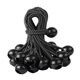 thumbnail image 3 of 20 piezas de cuerdas elásticas para pelotas de ejercicio, repuesto para lonas de lona Negro, 3 of 9