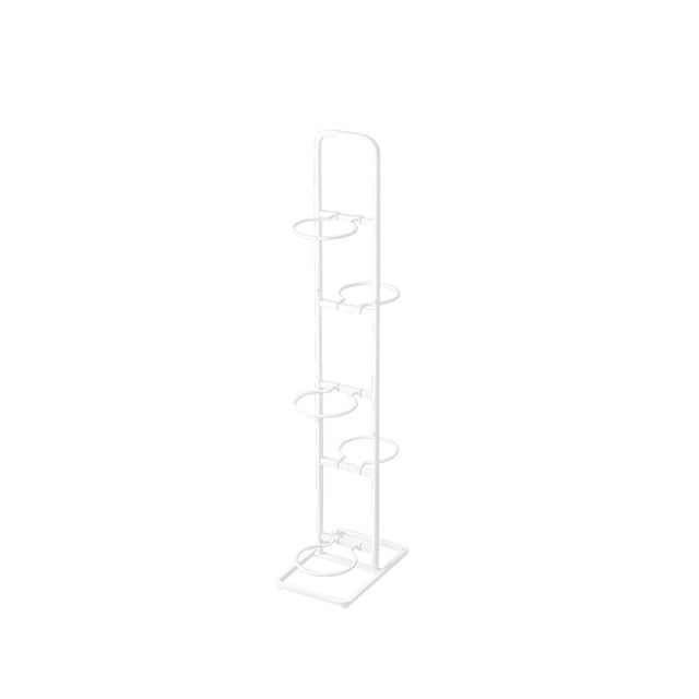 S SERENABLE Basketball Ball Storage Rack Basketball Rack for Indoor Outdoor Kindergarten White