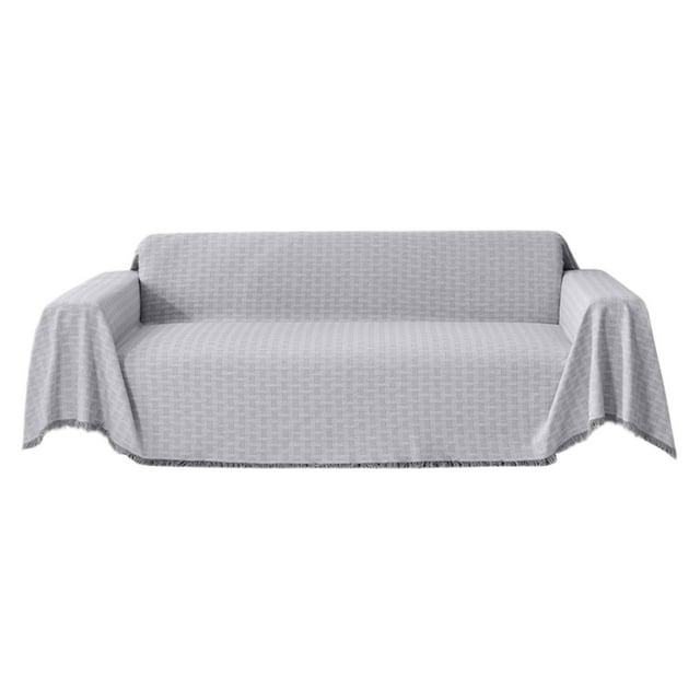 Fasiaou Housse de Canapé Résistante aux Griffures de Chat, Housse de Canapé Imperméable pour Coussin de Canapé Lavable, Protecteurs de Canapé Adaptés aux Animaux Antidérapants Épaissis pour Chiens Animaux, Gris