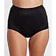 thumbnail image 3 of Bali Light Leak Shaping Brief, 2-Pack Black/Black XL Women's, 3 of 4