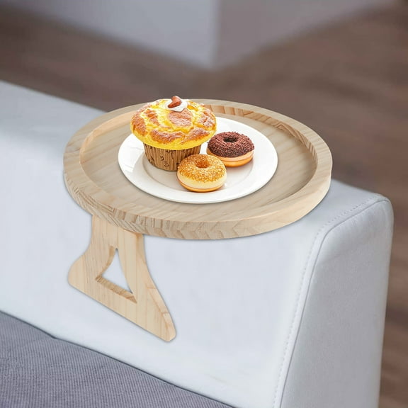Austok Sofa Armrest Clip Table Tray,Couch Arm Tray Table, Portable Table, TV Table and Side Tables for Small Spaces. Stable Sofa Arm Table for Eating and Drink Table