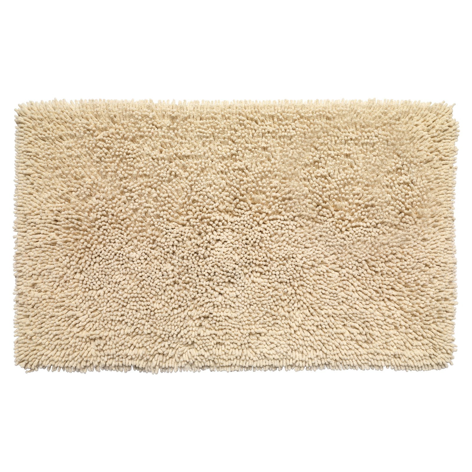 Sweet Home Collection Shaggy Chenille Cotton Noodle Bathroom Rug ...
