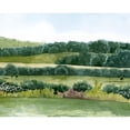 thumbnail image 3 of Popp, Grace 18x15 Black Modern Framed Museum Art Print Titled - Idyllic Sunday II, 3 of 5