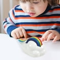 thumbnail image 3 of YAOMOBB Sharp Cut Cutter Cartoon Cloud Shape Rainbow Dispenser Manual DIY Adhesive Holder, 3 of 6
