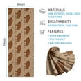 thumbnail image 2 of Brown Buffalo Pattern Hot Yoga Mat Towel Non Slip for Hot Yoga - Quick-Drying Yoga Mat Cover with 4 Corner Pockets with Travel Bag - Hot Yoga Towel Non Slip Grip Moisture Wicking Sweat 70"x26", 2 of 6
