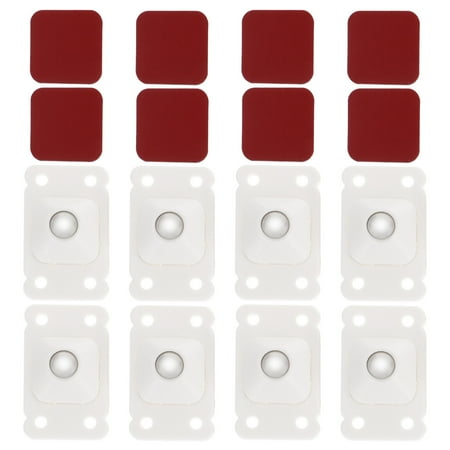 

8pcs Simple Adhesive Box Bottom Wheels Box Bottom Pulleys Box Roller Wheels