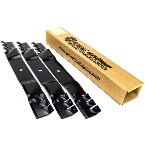 (3) Wavy Mulching Blades for Scag 61" 482237, 482693, 482963, 483318