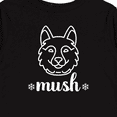 thumbnail image 4 of Inktastic Husky Sled Dog Mush Boys or Girls Long Sleeve Toddler T-Shirt, 4 of 5