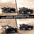 thumbnail image 2 of Absoke 1/16 RC Offroad Truck - Durable Beginner RC Car, High Speed 40 Km/h, Remote Control Monster Truck with 2 Rechargeable 7.4V 1500 mAh Batteries,Gifts for Adult and Boys, 2 of 8