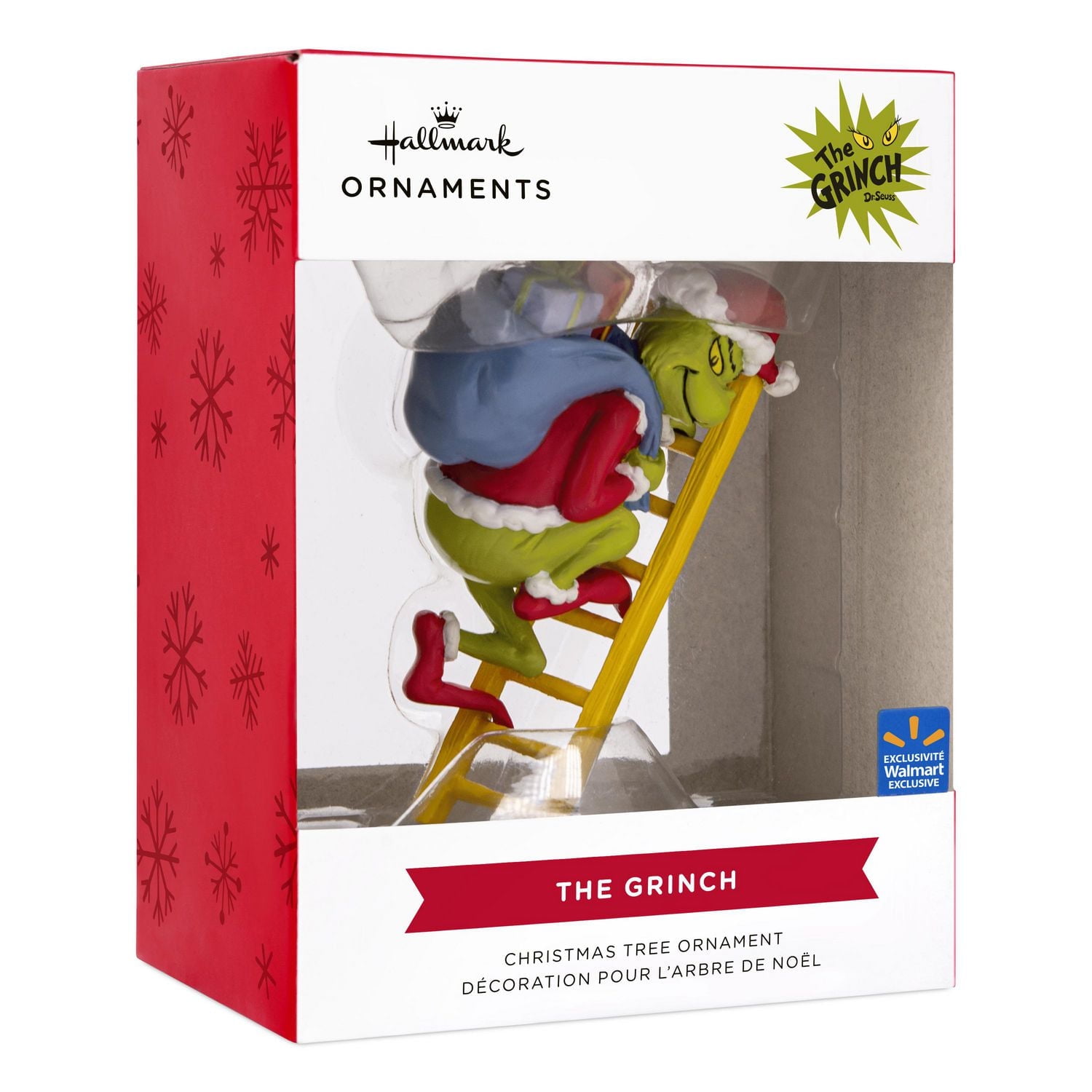 Hallmark Christmas Ornament (Dr. Seuss's How the Grinch Stole Christmas! Grinch on Ladder)