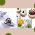thumbnail image 5 of Dessert Rings, Cake Ring, Professional Pastry Rings, Round Cake Pan Includes 4 Rings and 4 Spatula Presses, 5 of 5