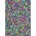 thumbnail image 1 of Ahgly Company Indoor Rectangle Patterned Green Abstract Area Rugs, 7' x 10', 1 of 6