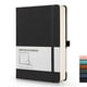 thumbnail image 1 of Cuaderno punteado RETTACY - Diario A5 con 256 Pág. 120gsm, 8 Pág. Perforadas, Cuero PU, Bolsillo Interior, 5.75'' × 8.38'', 1 of 3
