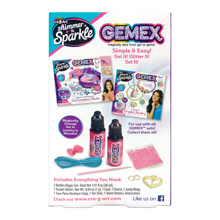 Cra-Z-Art Gemex Crystal Magic Gel Refill for the Gel to Gems Magic Shell,  Ages 8 and up 