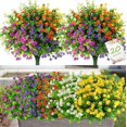 thumbnail image 2 of Decoración Artificial Flores Artificiales Boda Casa 20PC Ramo Látex Flor Real Novia, 2 of 8