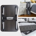 thumbnail image 6 of SOONTRANS Laptop Desk for Bed, Lap Desk Foldable Breakfast Bed Tray Table, Stand Reading Desk Tray with Slots/Cup Holder Table(Brown), 6 of 7