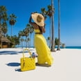 thumbnail image 6 of Summervibes Women’s Beach Tote and Hat Set – Yellow Waterproof EVA Bag with Scarf Bow – Summer Vacation Essentials, 6 of 7