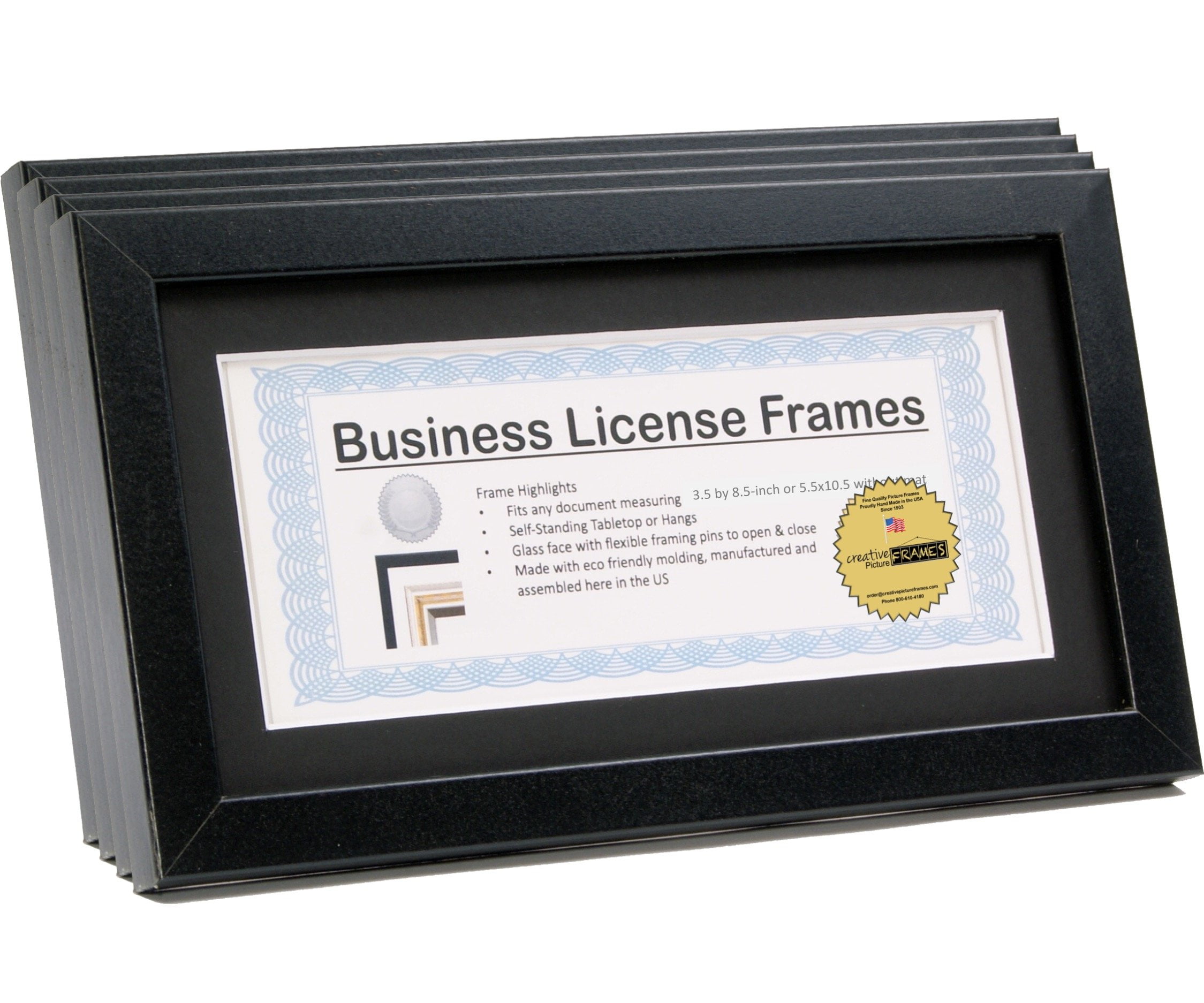 License Frames for Cosmetology Professionals 3.5 by 8.5 inch State