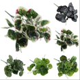 thumbnail image 2 of Luckyn Artificial Flowers Green Fake Plants Plastic Potted Small Tree Plant Decorative, 2 of 8