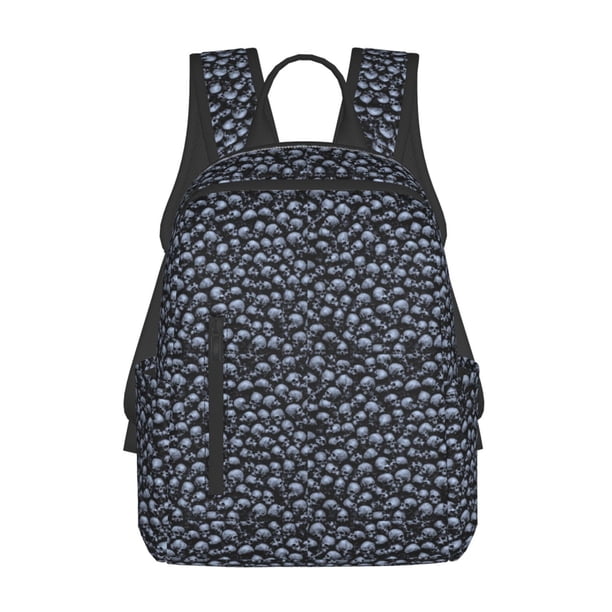 Easygdp Gothic Skull para Easygdp Yak - Mochila Casual Ligera y Resistente para Viaje y Senderismo para Hombres y Mujeres