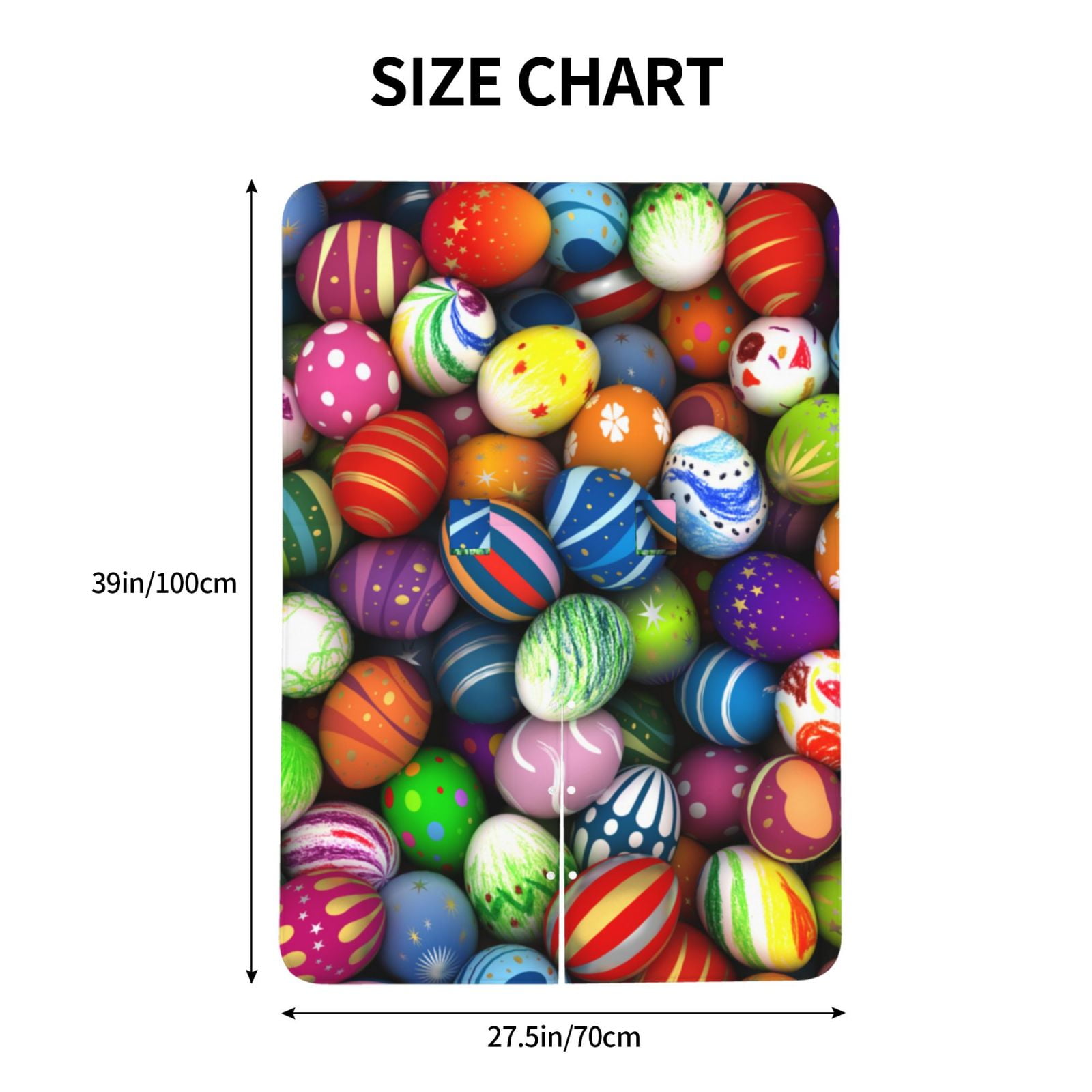 Naloa Easter Eggs2 Baby Car Seat Cover, Breathable Baby Carrier Cover, Multiuse Baby Carrier Cover & Nursing Breastfeeding Cover