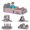 Gris, variante sur Qaba Jouets d'Escalade 12 Pcs pour Tout-Petits, Blocs d'Escalade en Mousse, Gris