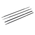 thumbnail image 1 of Moulding 4 Pcs Weatherstrip Door Belt Set 72410 SDA A01 Rubber Window Moulding Strip For  Seventh Generation 2003 To 2007, 1 of 8