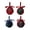 Multicolor#4Pack, variant on Euahivb Plaid Christmas Ball Ornament Fabric Wrapped Bauble with Velvet Bow for Xmas Tree Holiday Party Decor, Rustic Farmhouse Festive Hanging Charm