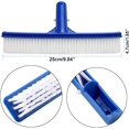 thumbnail image 3 of Cepillo curvo para piscinas, ideal para limpiar paredes y suelos de piscinas, con mango de plástico duradero, cerdas reutilizables para un mantenimiento de piscinas eficiente y sin esfuerzo, color, 3 of 5