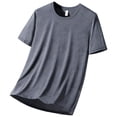 thumbnail image 5 of NIEWTR Mens Big and Tall T Shirts Short Sleeve Quick Dry Active Athletic T Shirt Running Gym Workout Tee Tops（Grey,7XL), 5 of 9