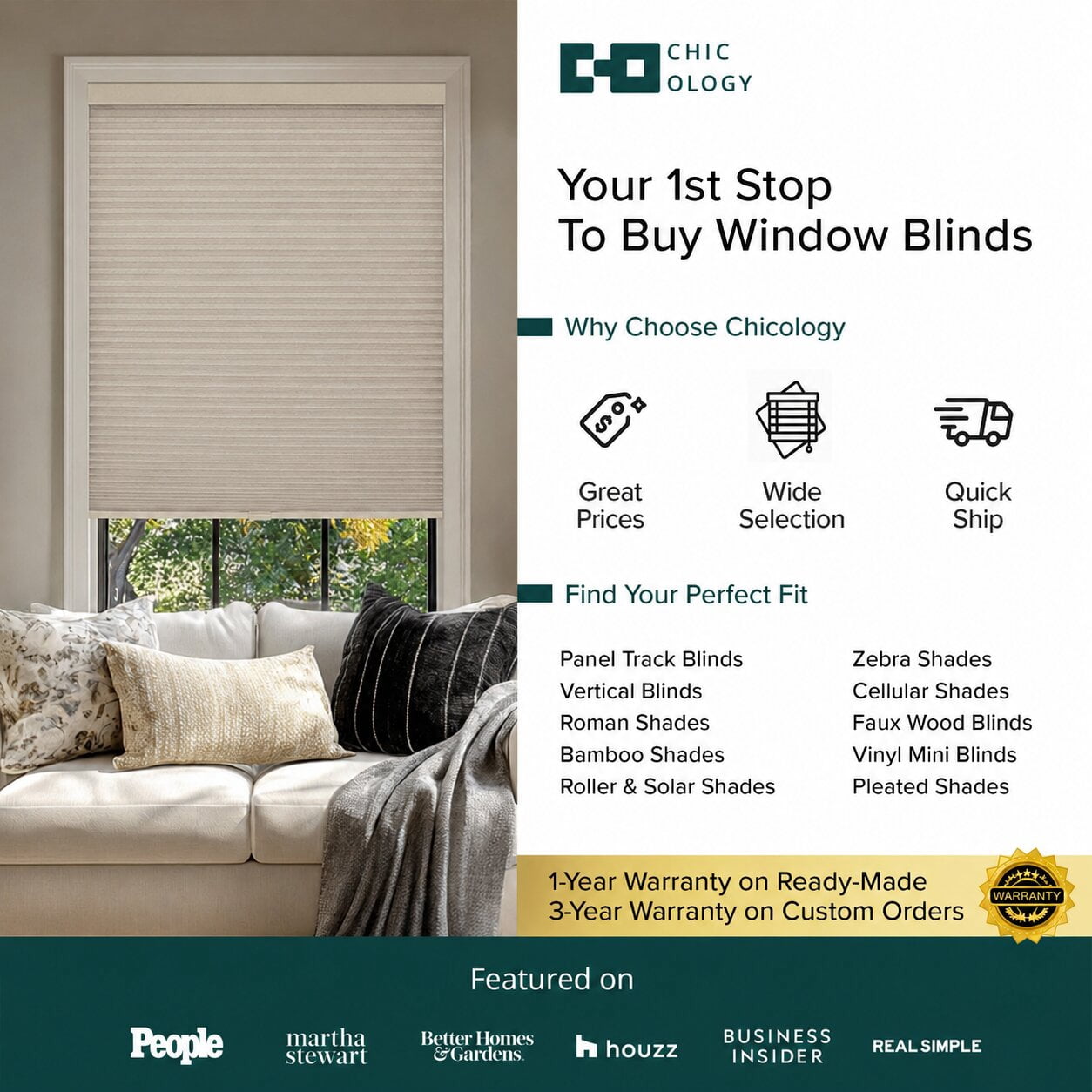 Chicology 56.25"W X 72"H Cordless Double Cell Cellular Shades Light Filtering Sand