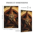 thumbnail image 3 of Western Texas Star Rustic Vintage No Device Blank Wall Plate 1 Gang Decorative Electrical Outlet Light Switch Cover Switchplate, 3 of 5