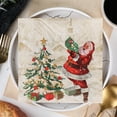 thumbnail image 4 of Btomtd Party Ambiance Paper Napkins in Christmas Colors 20 Count, Printed Disposable Napkins for Holiday Dining, Cheerful Dinner Napkins for Your Christmas Table, E, 4 of 6