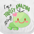 thumbnail image 4 of Inktastic Im a Turtle-ly Amazing Girl Cute Turtle Girls Baby Bib, 4 of 4