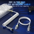 thumbnail image 3 of ATTACK SHARK X68MAX HE Rapid Trigger CNC Aluminum Keyboard Magnetic Switch with C01Ultra RGB Coiled Cable, 3 of 9