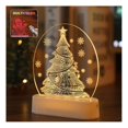 thumbnail image 1 of Luces de árbol de Navidad TANGJMXG muñeco de nieve Decoración de dormitorio 2022, 1 of 5
