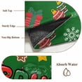 thumbnail image 6 of Green Christmas Area Rugs 6'x9', Washable Small Throw Rugs for Kitchen Dining room, Xmas Snowman Snowflakes Gifts Boxes Winter Indoor Outdoor Rug Non-Slip Low Pile Carpet Runner Reversible Floor Mats, 6 of 8