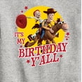 thumbnail image 3 of Disney - Toy Story - It's My Birthday Yall - Toddler & Youth Crewneck Fleece Sweatshirt, 3 of 5
