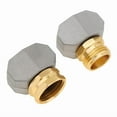 thumbnail image 5 of Garden Hose Repair Fittings, Stainless Steel Alloy Male & Female Water Hose End, 5 of 6