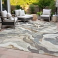 thumbnail image 3 of Dalyn Rugs Machine Washable Indoor/Outdoor Chantille ACN2162 Khaki 10' x 14' Rug, 3 of 9