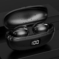 Earphone wireless, Hwkond Bluetooth Headphones Wireless Earbuds Breathing Lamp Noise Reduction Bass Sports Earphones Microphone Stereo Headset, Black, Up To 60% Off