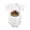 White, variant on Beetle Wrestling On Watermelon Rind Baby Bodysuit, 100% Cotton Short Sleeve Snap Romper, 0-12 Months