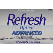 Refresh Optive Advance Triple Action Optical Drops, Unisex, 30ct, 2-Pack
