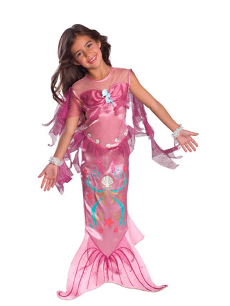 Magnificent Mermaid Children's Girl Halloween Dress Up Party Roleplay Costume 