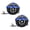 Blue, variant on Mega Cargo Control Tire Bonnet Ratchet Straps with Swivel Hooks - Fits Wheels 15" - 19" for Car Carrier & Flatbed, 2 Pack, Black
