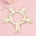 thumbnail image 4 of Vikakiooze Home Decor , Pendants DIY Rabbit Easter Wood Chips Hanging Ornaments Easter Decorations, 4 of 9